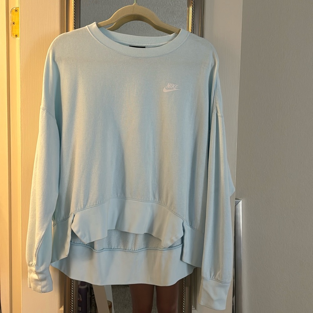 Baby blue Nike Crewneck